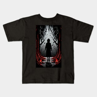 Halloween T-shirt - Red and black Kids T-Shirt